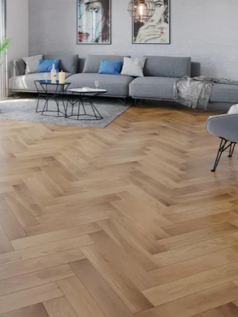 Menuiserie intérieure - Parquet à bâton rompu